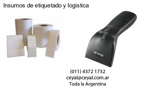Insumos de etiquetado y logistica