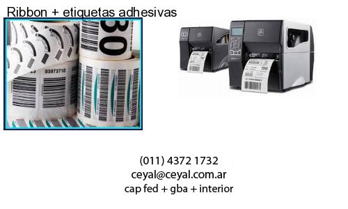 Ribbon etiquetas adhesivas