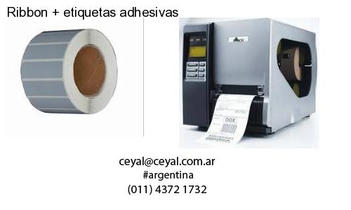 Ribbon etiquetas adhesivas