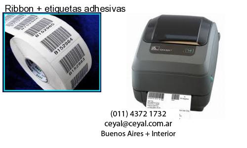 Ribbon etiquetas adhesivas