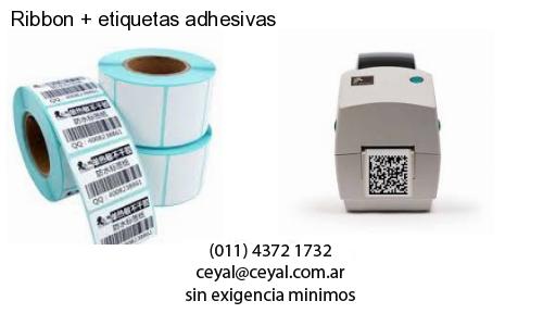 Ribbon etiquetas adhesivas