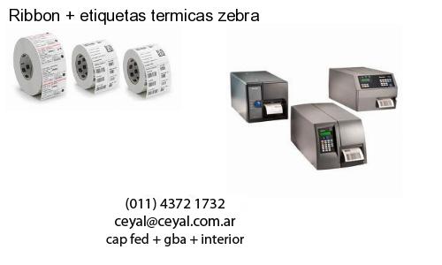 Ribbon etiquetas termicas zebra