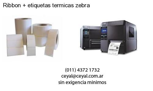 Ribbon etiquetas termicas zebra