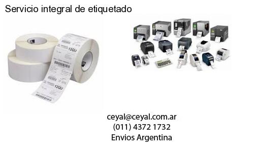 Servicio integral de etiquetado