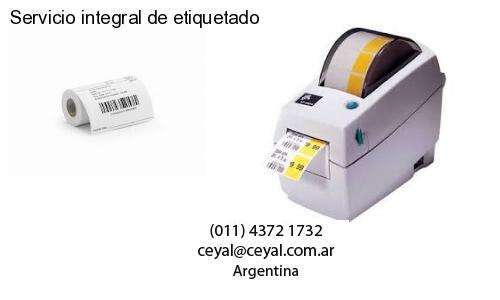 Servicio integral de etiquetado