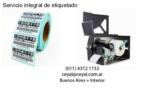 Servicio integral de etiquetado