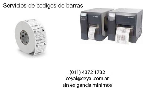 Servicios de codigos de barras