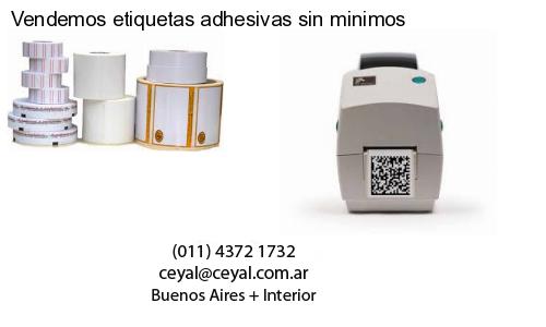 Vendemos etiquetas adhesivas sin minimos