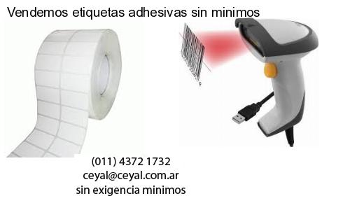 Vendemos etiquetas adhesivas sin minimos