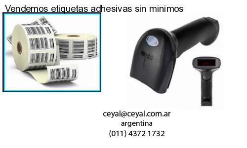 Vendemos etiquetas adhesivas sin minimos