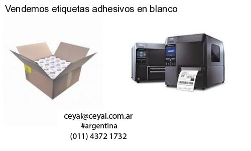 Vendemos etiquetas adhesivos en blanco