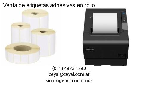 Venta de etiquetas adhesivas en rollo