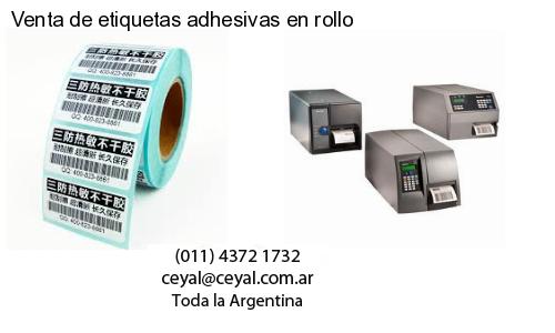 Venta de etiquetas adhesivas en rollo