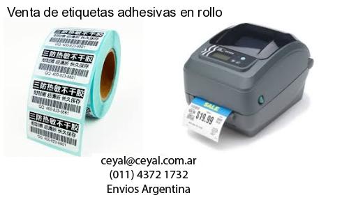 Venta de etiquetas adhesivas en rollo