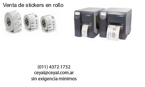 Venta de stickers en rollo