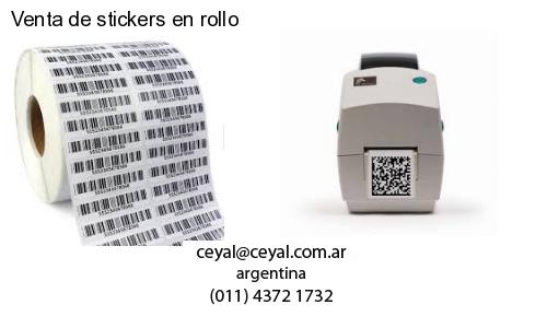 Venta de stickers en rollo