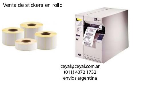 Venta de stickers en rollo