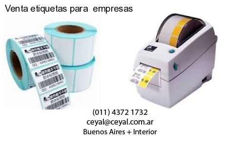 Venta etiquetas para empresas