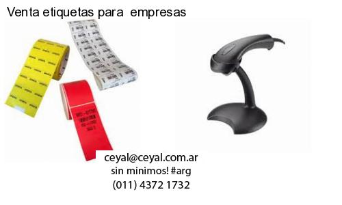 Venta etiquetas para empresas