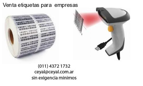 Venta etiquetas para empresas