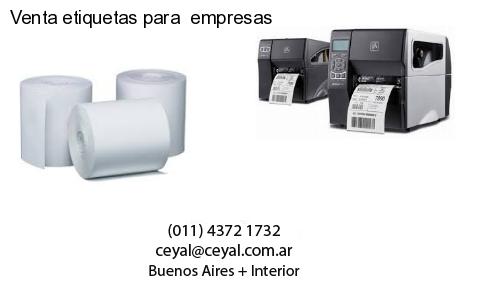 Venta etiquetas para  empresas