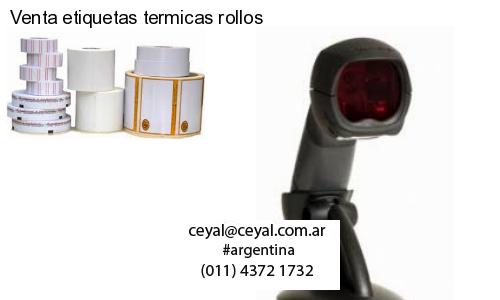 Venta etiquetas termicas rollos