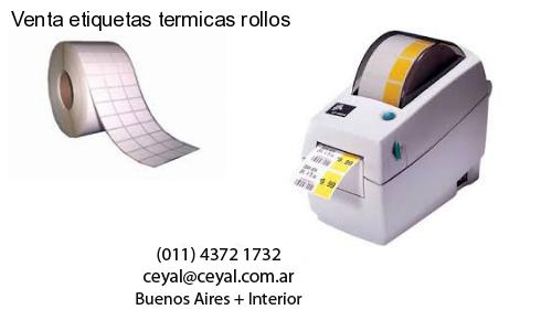 Venta etiquetas termicas rollos