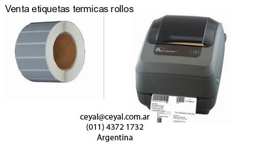 Venta etiquetas termicas rollos