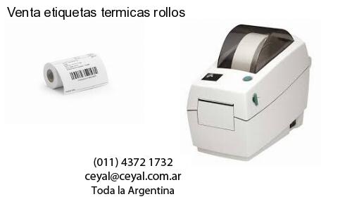 Venta etiquetas termicas rollos