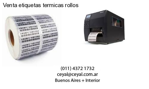 Venta etiquetas termicas rollos