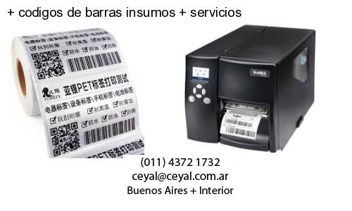 codigos de barras insumos servicios