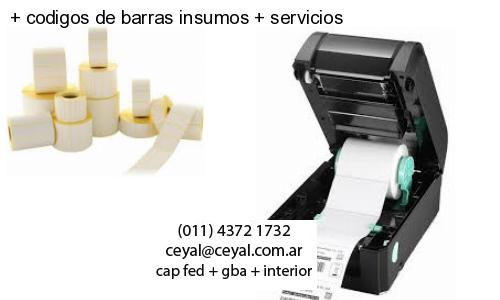   codigos de barras insumos   servicios