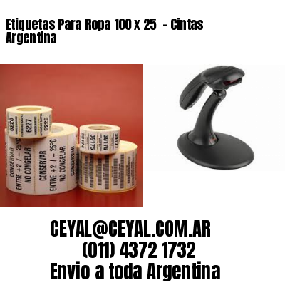 Etiquetas Para Ropa 100 x 25  – Cintas Argentina
