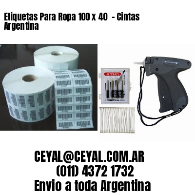 Etiquetas Para Ropa 100 x 40  – Cintas Argentina