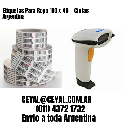 Etiquetas Para Ropa 100 x 45  – Cintas Argentina