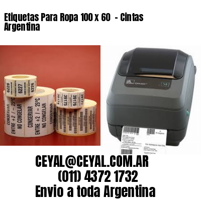 Etiquetas Para Ropa 100 x 60  – Cintas Argentina