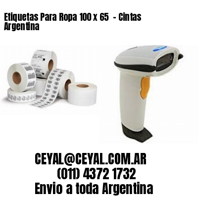 Etiquetas Para Ropa 100 x 65  – Cintas Argentina