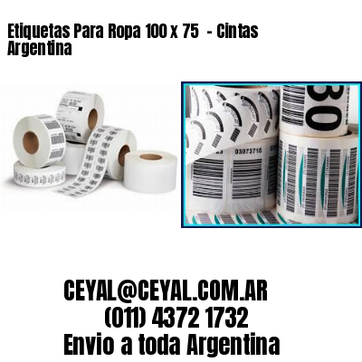 Etiquetas Para Ropa 100 x 75  – Cintas Argentina