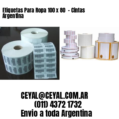 Etiquetas Para Ropa 100 x 80  – Cintas Argentina