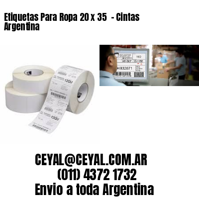 Etiquetas Para Ropa 20 x 35  – Cintas Argentina