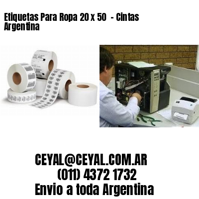 Etiquetas Para Ropa 20 x 50  – Cintas Argentina