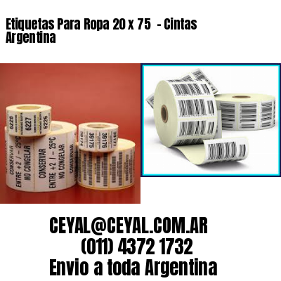 Etiquetas Para Ropa 20 x 75  – Cintas Argentina