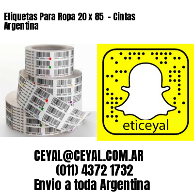 Etiquetas Para Ropa 20 x 85  – Cintas Argentina