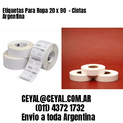 Etiquetas Para Ropa 20 x 90  – Cintas Argentina