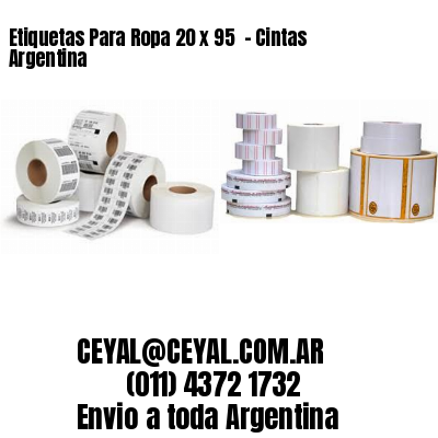 Etiquetas Para Ropa 20 x 95  – Cintas Argentina