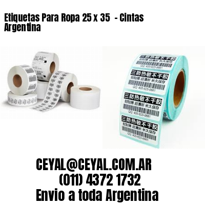 Etiquetas Para Ropa 25 x 35  – Cintas Argentina