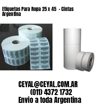 Etiquetas Para Ropa 25 x 45  – Cintas Argentina