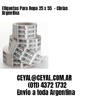 Etiquetas Para Ropa 25 x 55  – Cintas Argentina
