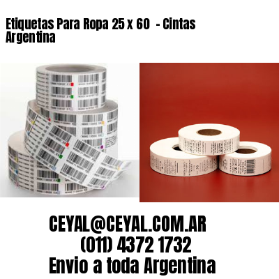 Etiquetas Para Ropa 25 x 60  – Cintas Argentina