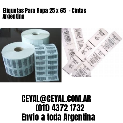 Etiquetas Para Ropa 25 x 65  – Cintas Argentina